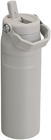 STANLEY ICEFLOW FLIP STRAW 24OZ INSULATED STAINLESS STEEL WATER BOTTLE, LEAK-PROOF, BPA-FREE
