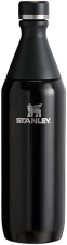 STANLEY ALL DAY SLIM 20OZ INSULATED STAINLESS STEEL BOTTLE LEAKPROOF TWIST LID, BPA-FREE, BLACK