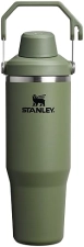 STANLEY ICEFLOW 2.0 30OZ INSULATED STAINLESS STEEL TUMBLER WITH HANDLE LEAKPROOF LID - DRIED PINE