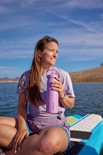 STANLEY ICEFLOW FLIP STRAW 36OZ INSULATED STAINLESS STEEL WATER BOTTLE, LEAK-PROOF BPA-FREE