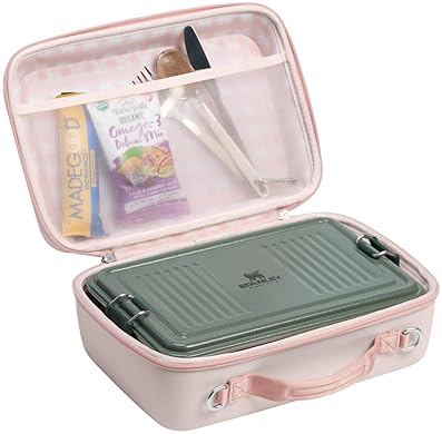 STANLEY ALL DAY 6.3-QUART MIDI LUNCH BOX WITH EVA INSULATED BAG, ADJUSTABLE STRAP, BPA-FREE ROSE QUA