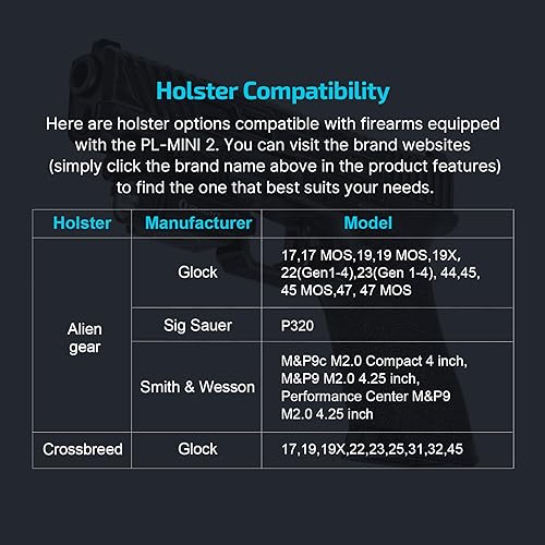 OLIGHT PL-MINI 2 VALKYRIE 600 LUMEN USB RECHARGEABLE COMPACT TACTICAL WEAPON LIGHT WITH RAIL