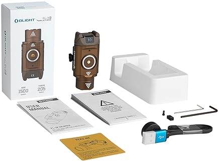 OLIGHT PL-3R VALKYRIE 1500 LUMENS RECHARGEABLE TACTICAL LED WEAPON LIGHT FOR 1913 PICATINNY RAILS