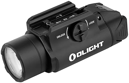 OLIGHT PL-3S VALKYRIE 1000 LUMEN COMPACT TACTICAL WEAPON LIGHT FOR 1913 PICATINNY RAILS - BLACK