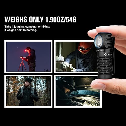 OLIGHT PERUN 2 MINI RECHARGEABLE HEADLAMP 1100 LUMENS LED WITH RED LIGHT FOR HIKING CAMPING