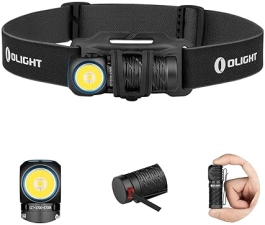 OLIGHT PERUN 2 MINI RECHARGEABLE HEADLAMP 1100 LUMENS LED WITH RED LIGHT FOR HIKING CAMPING