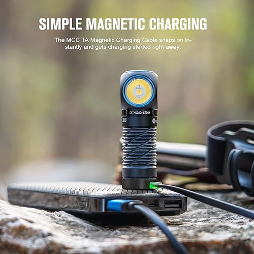 OLIGHT PERUN 2 MINI RECHARGEABLE HEADLAMP 1100 LUMENS LED WITH RED LIGHT FOR HIKING CAMPING