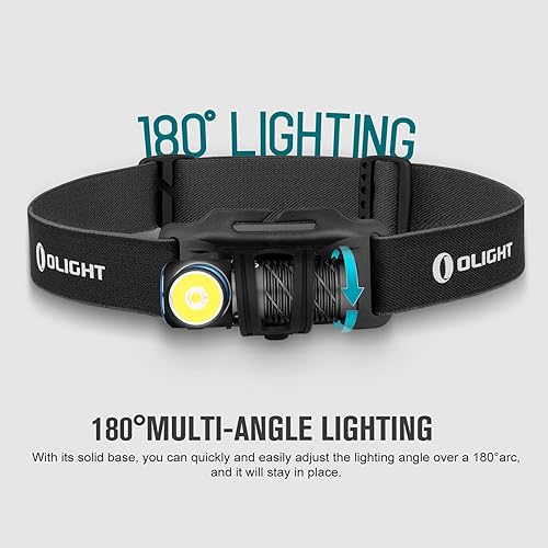 OLIGHT PERUN 2 MINI RECHARGEABLE HEADLAMP 1100 LUMENS LED WITH RED LIGHT FOR HIKING CAMPING