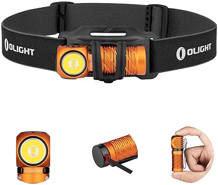 OLIGHT PERUN 2 MINI RECHARGEABLE HEADLAMP 1100 LUMENS LED WITH RED LIGHT FOR OUTDOOR USE