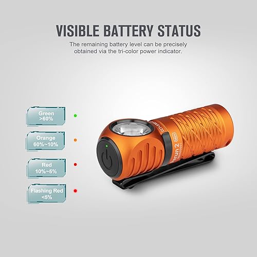 OLIGHT PERUN 2 MINI RECHARGEABLE HEADLAMP 1100 LUMENS LED WITH RED LIGHT FOR OUTDOOR USE