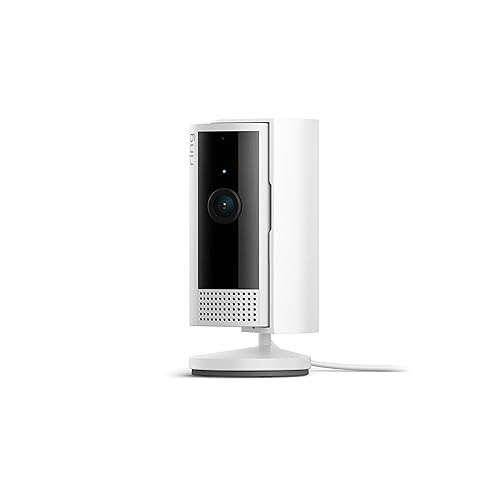 RING INDOOR CAM NEWEST MODEL 1080P HD HOME BUSINESS SECURITY CAMERA, WHITE