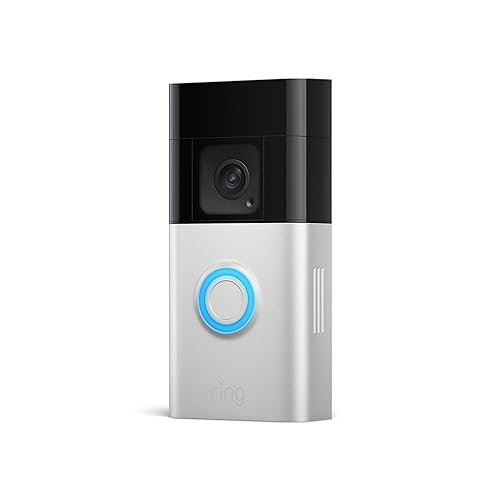 RING BATTERY DOORBELL PLUS HD VIDEO, MOTION DETECTION, TWO-WAY TALK INSTANT ALERTS