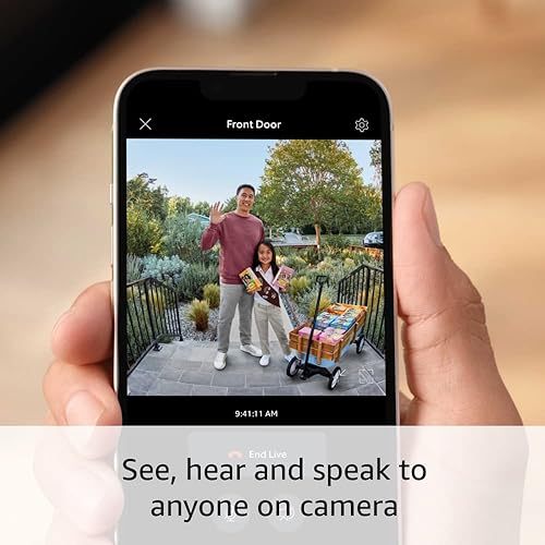 RING BATTERY DOORBELL PLUS HD VIDEO, MOTION DETECTION, TWO-WAY TALK INSTANT ALERTS