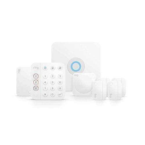RING ALARM 8-PIECE WIRELESS SMART HOME SECURITY KIT EXPANDABLE, APP CONTROL, ALEXA READY