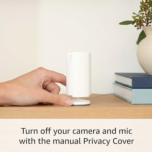 RING INDOOR CAM 3-PACK BLACK NEWEST MODEL, 1080P HD VIDEO SECURITY FOR HOME BUSINESS