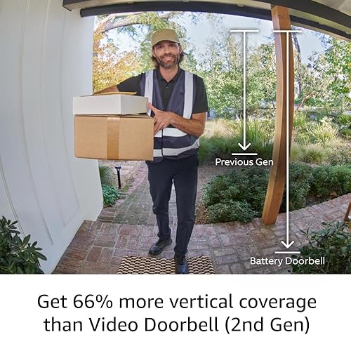 RING VIDEO DOORBELL BATTERY AND INDOOR CAM 2ND GEN BUNDLE BLACK, WIRELESS SECURITY KIT