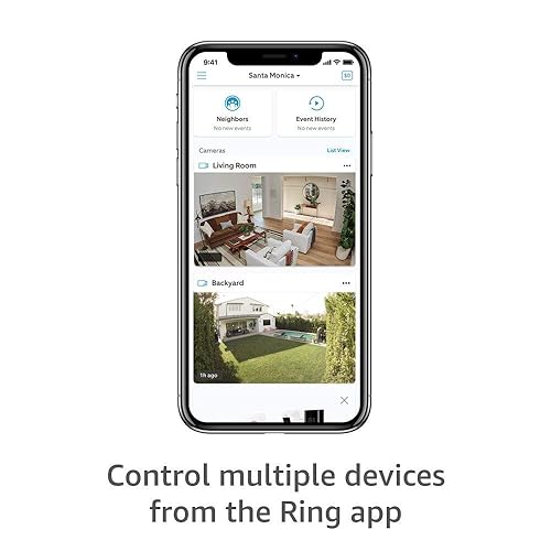 RING STICK UP CAM OUTDOOR 4-PACK WEATHER-RESISTANT, COLOR NIGHT VISION, TWO-WAY TALK, ALEXA