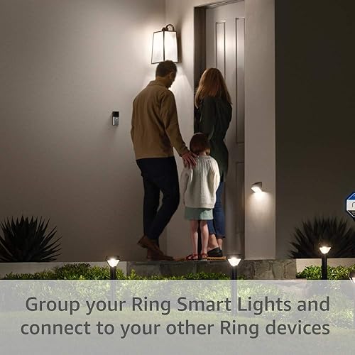 RING ECHO 4TH GEN GLACIER WHITE BUNDLE WITH RING A19 SMART LED BULB SMART HOME SPEAKER KIT