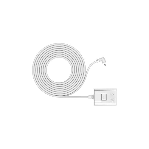RING WHITE INDOOR OUTDOOR POWER ADAPTER WITH BARREL PLUG FOR RING STICK UP CAM PLUG-IN