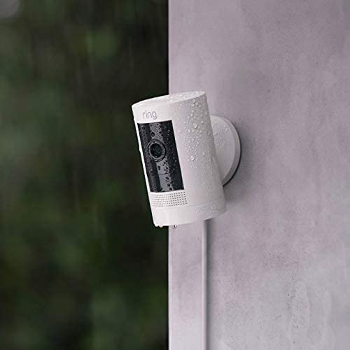 RING WHITE INDOOR OUTDOOR POWER ADAPTER WITH BARREL PLUG FOR RING STICK UP CAM PLUG-IN