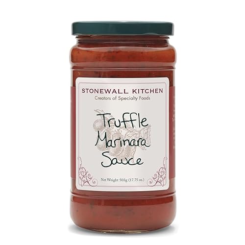 STONEWALL KITCHEN TRUFFLE MARINARA SAUCE 17.75 OZ GOURMET ITALIAN PASTA SAUCE WITH TRUFFLE FLAVOR