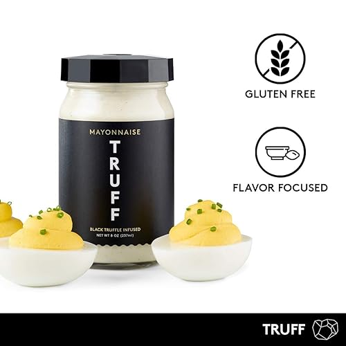 TRUFF GOURMET BLACK TRUFFLE MAYO BUNDLE OF 2 UMAMI SPREAD, NON-GMO, GLUTEN-FREE, CAGE-FREE EGGS