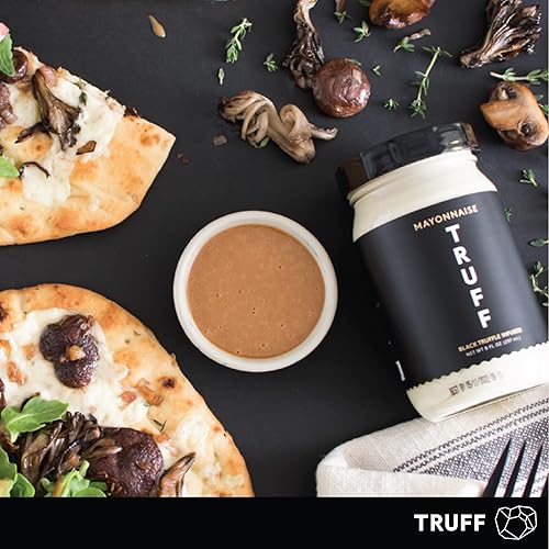 TRUFF GOURMET BLACK TRUFFLE MAYO BUNDLE OF 2 UMAMI SPREAD, NON-GMO, GLUTEN-FREE, CAGE-FREE EGGS
