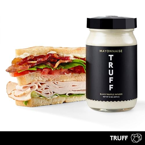 TRUFF GOURMET BLACK TRUFFLE MAYO BUNDLE OF 2 UMAMI SPREAD, NON-GMO, GLUTEN-FREE, CAGE-FREE EGGS