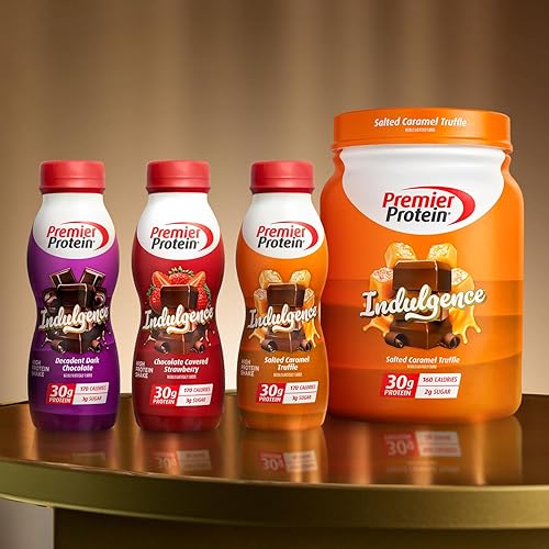 PREMIER PROTEIN INDULGENCE SALTED CARAMEL TRUFFLE PROTEIN SHAKE, 30G PROTEIN, 3G SUGAR, 12-PACK