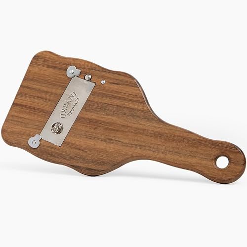 URBANI WOODEN TRUFFLE SLICER - ADJUSTABLE HANDHELD SHAVER FOR CHEESE, MUSHROOMS MORE