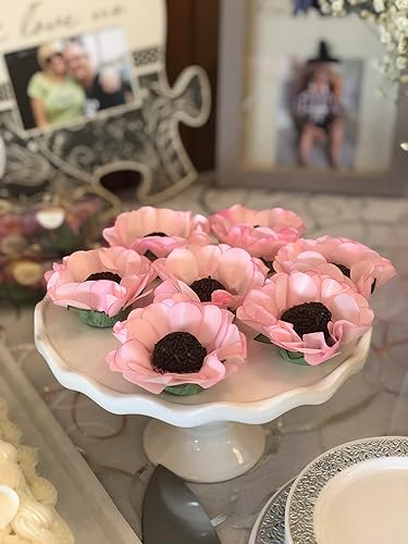 TRUFFILIO PINK HANDMADE PAPER TRUFFLE CUPS - CANDY LINERS, WRAPPERS, FOMINHAS - PACK OF 20