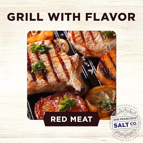 SAN FRANCISCO SALT COMPANY 5 OZ RESEALABLE POUCH AUTHENTIC ITALIAN BLACK TRUFFLE SALT