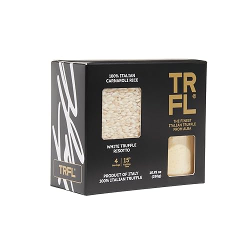 TRFL WHITE TRUFFLE RISOTTO KIT WITH CARNAROLI RICE ITALIAN SEASONING, 4 SERVINGS, 310G