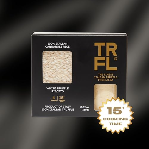 TRFL WHITE TRUFFLE RISOTTO KIT WITH CARNAROLI RICE ITALIAN SEASONING, 4 SERVINGS, 310G