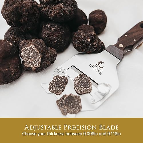 TRUFFLEHUNTER STAINLESS STEEL ADJUSTABLE TRUFFLE SHAVER MANDOLINE SLICER PROFESSIONAL QUALITY