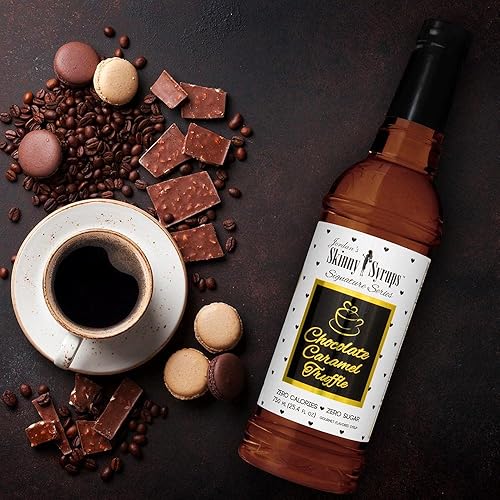 JORDANS SKINNY SYRUPS SUGAR-FREE CHOCOLATE CARAMEL TRUFFLE FLAVOR LOW-CALORIE SWEETENER