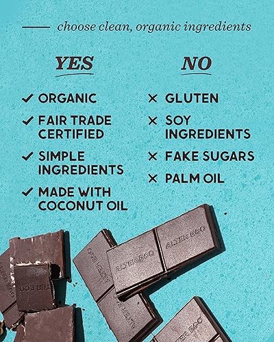 ALTER ECO SILK VELVET TRUFFLE THINS CHOCOLATE BAR ORGANIC, GLUTEN SOY-FREE, NON-GMO, FAIR TRADE
