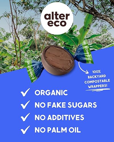 ALTER ECO SUPERDARK CHOCOLATE TRUFFLES ORGANIC, FAIR TRADE, NON-GMO, GLUTEN-FREE 10 COUNT