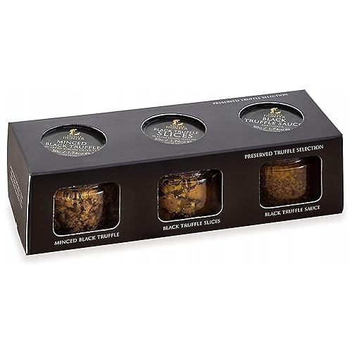 TRUFFLEHUNTER PRESERVED BLACK TRUFFLE SELECTION PREMIUM GOURMET TRUFFLE COLLECTION