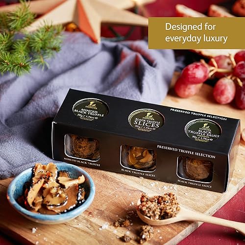 TRUFFLEHUNTER PRESERVED BLACK TRUFFLE SELECTION PREMIUM GOURMET TRUFFLE COLLECTION