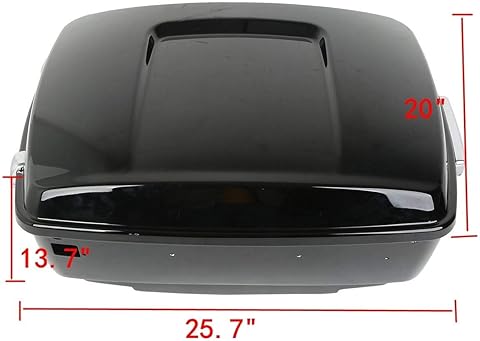 TCMT MOTORCYCLE TRUNK BOX BACKREST LUGGAGE RACK SPEAKER MOUNT FOR HARLEY 2014-2025 TOURING