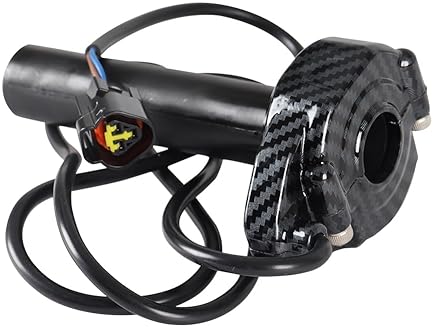JXMOTOMG SURRON CARBON FIBER THROTTLE GRIP KIT WITH CABLE FOR SUR-RON ELECTRIC DIRT BIKES X X160 X260