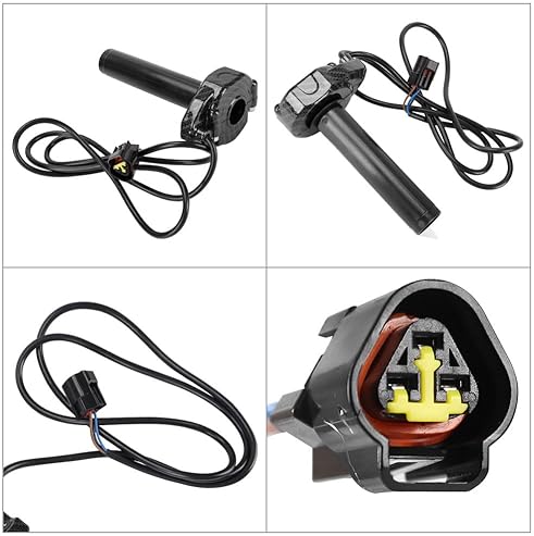 JXMOTOMG SURRON CARBON FIBER THROTTLE GRIP KIT WITH CABLE FOR SUR-RON ELECTRIC DIRT BIKES X X160 X260