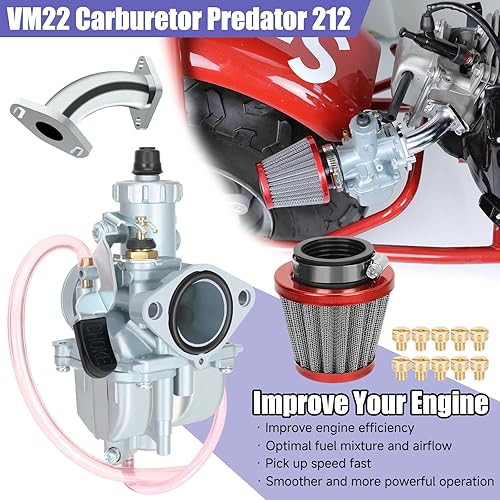 CILOYU VM22 26MM CARBURETOR INTAKE MANIFOLD FOR PREDATOR 212CC 6.5HP ENGINE CT200U BT200X PARTS