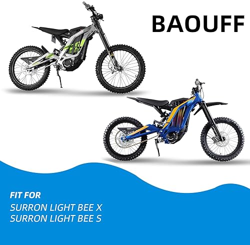BAOUFF CARBON FIBER BRAKE LEVERS FOR SURRON LIGHT BEE, X S FOLDABLE DIRT BIKE BRAKE HANDLES