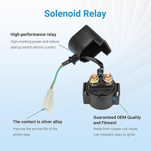 EOPOAYI PIT BIKE WIRING HARNESS ELECTRIC START FOR 50CC-125CC TAOTAO SSR X-PRO DIRT BIKES ATV PARTS