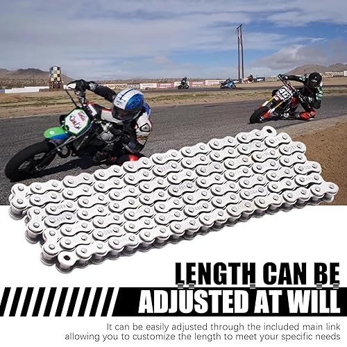 KUIUK 420 HEAVY-DUTY DRIVE CHAIN, 120 LINKS FOR 50CC-150CC ATVS, QUADS, GO-KARTS MINI BIKES