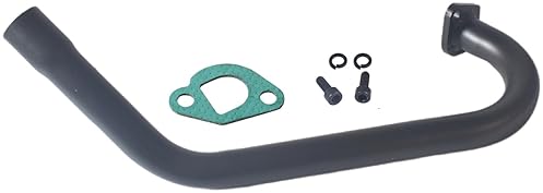 LZEVIAERI EXHAUST PIPE WITH MUFFLER FOR COLEMAN CT200U BT200X HONDA GX160 GX200 PREDATOR 212CC GO KART