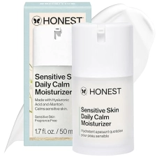 HONEST BEAUTY SENSITIVE SKIN MOISTURIZER LIGHTWEIGHT, HYDRATING, REDNESS RELIEF, VEGAN 1.7OZ
