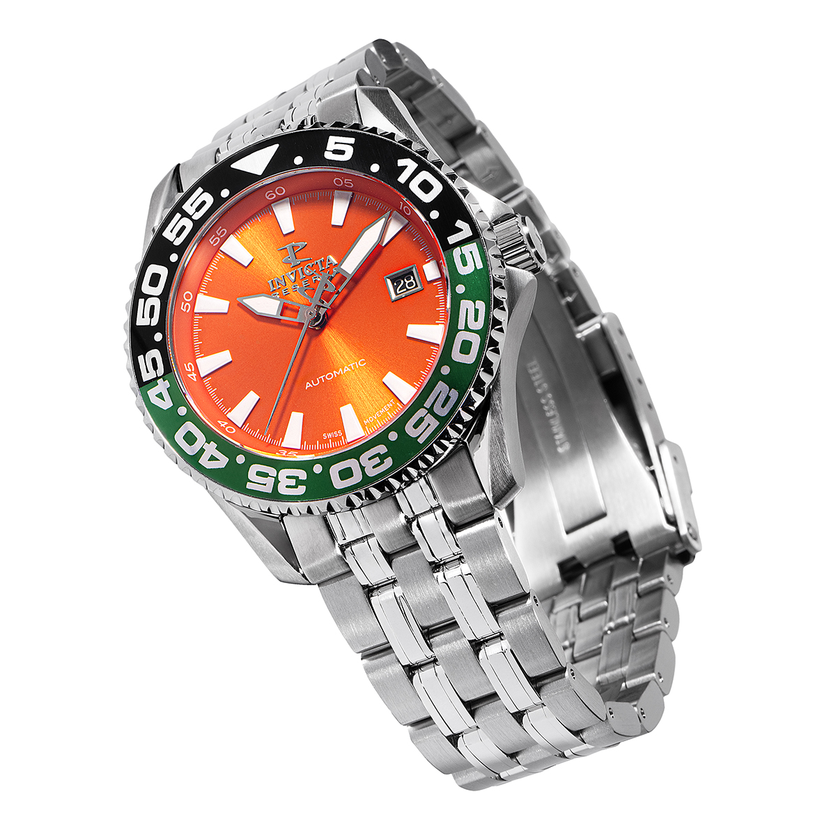 INVICTA RESERVE AUTOMATIC SWISS ETA 2893 CALIBER MEN'S WATCH - 44MM, STEEL (49238-N1)